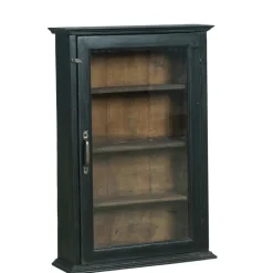 Vægskab TT04 - 46x14x68 cm Sort