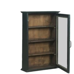 Vægskab TT04 - 46x14x68 cm Sort