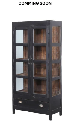 Vitrineskab TT178 85x43x176 cm