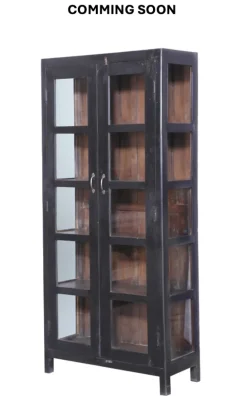 Vitrineskab TT180 90x40x198 cm